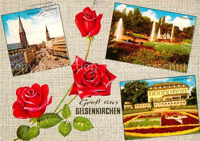 GELSENKIRCHEN NRW Schloss Berge Sparkasse Neumarkt Stadtpark