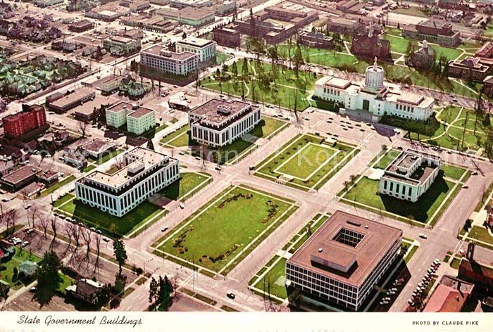 Salem Oregon State Gouvernment Buildings Fliegeraufnahme