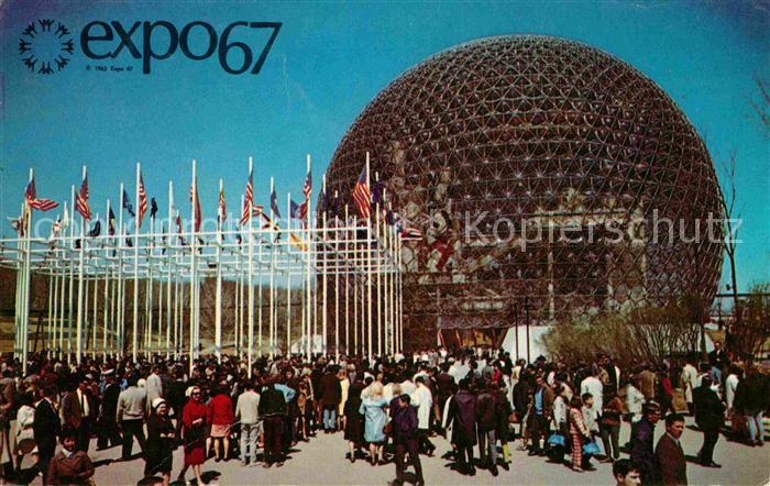 Exposition Universelle Internationale Montreal 1967 Pavillon des Etats-Unis