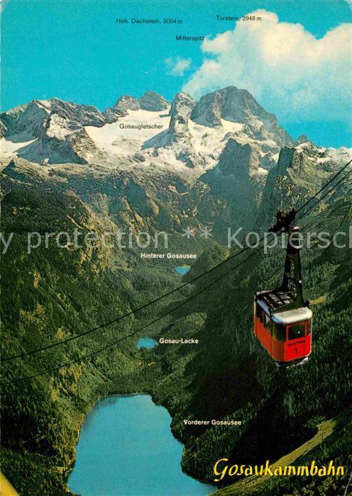 Seilbahn Gosaukammbahn Hoher Dachstein Gosausee