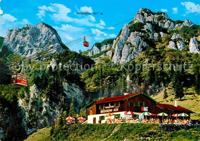 Seilbahn Hochfelln Bruendlingalm