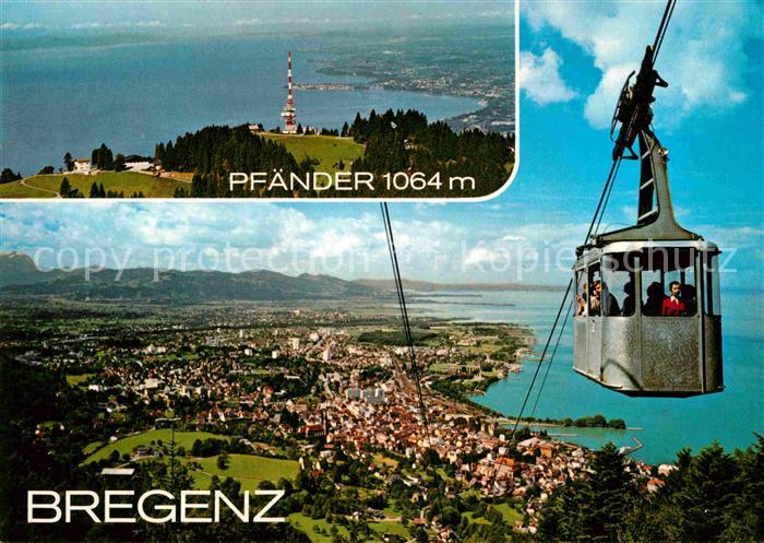 Seilbahn Pfaenderbahn Bregenz Bodensee Pfaendergipfel Vorarlberg
