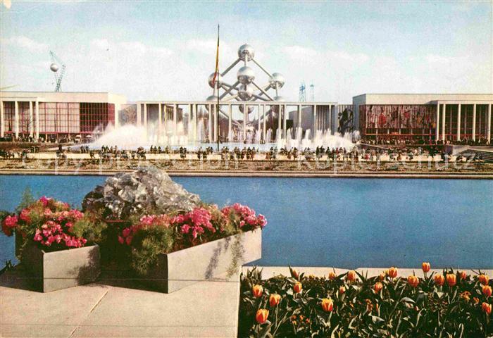 Exposition Universelle Bruxelles 1958 Place et Portique de Belgique