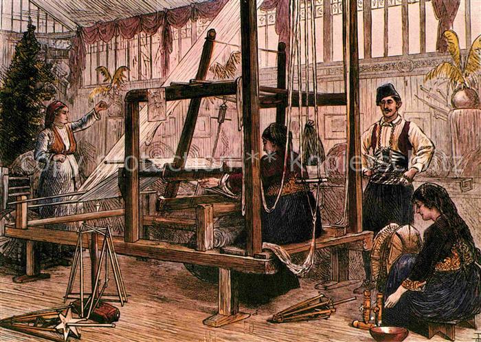 Weberei Zypern Cyprus weaving Loom