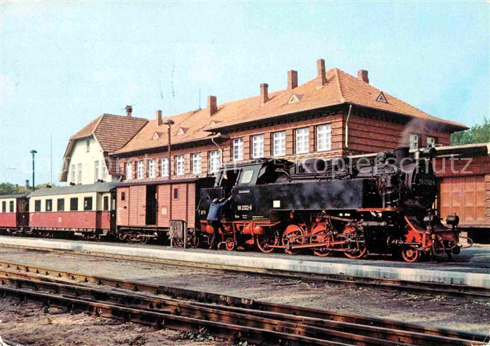 Lokomotive Baedebahn Bad Doberan Bahnhof Kuehlungsborn
