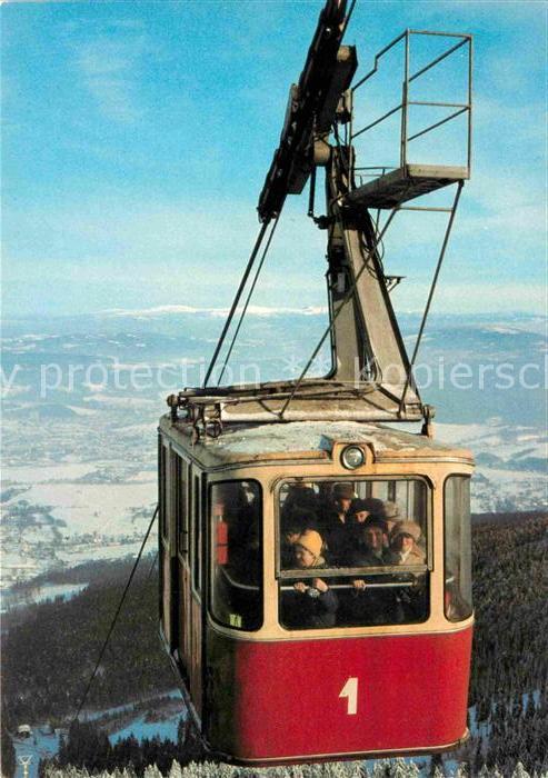 Seilbahn Jested Nejvyssi vrchol Luzickych hor Hanychovem