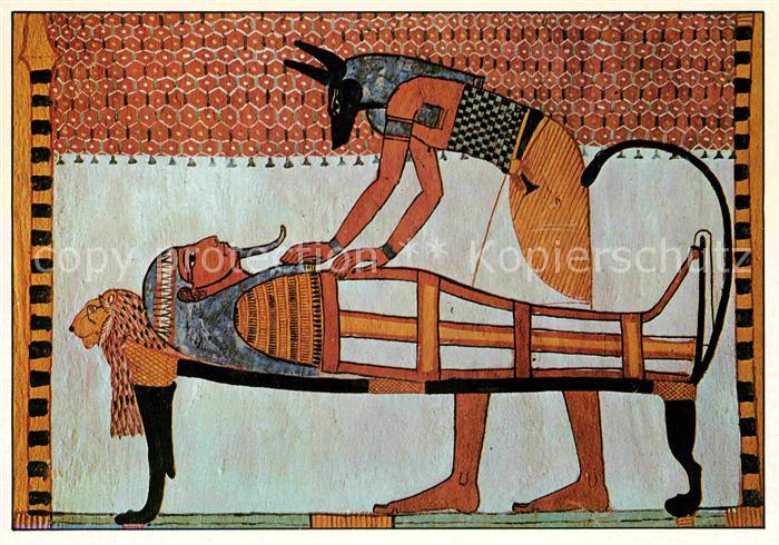 Kuenstlerkarte Sennodiem Grab des Deir el-Medina Theben 1250 aegypten