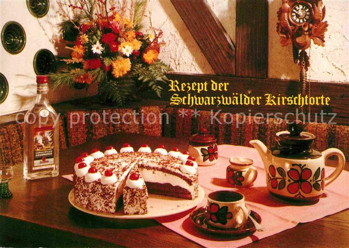 Lebensmittel Schwarzwaelder Kirschtorte Rezept