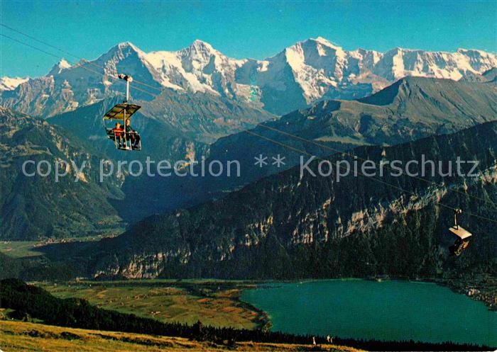 Sessellift Beatenberg Niederhorn Finsteraarhorn Thunersee