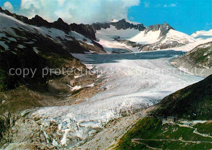 Gletscher Rhonegletscher Belvedere Furkapass