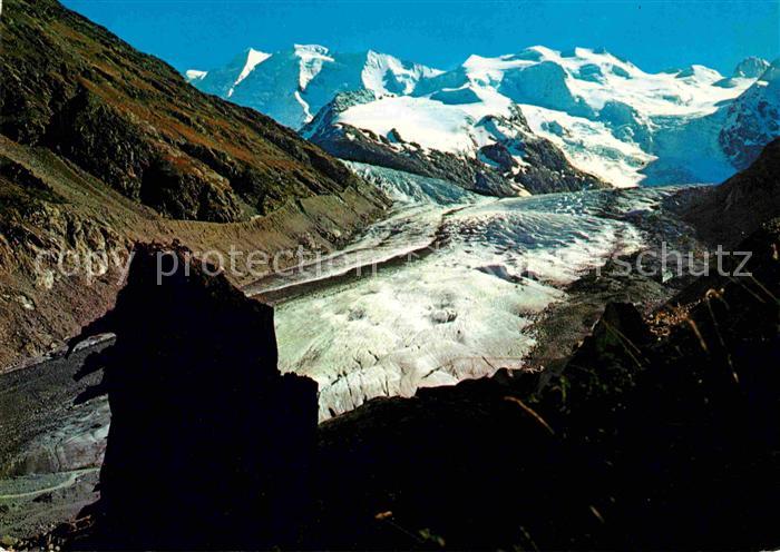 Gletscher Morteratschgletscher Piz Palü Bellavist
