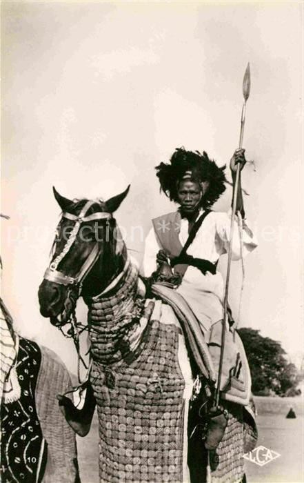 Tchad Tschad Cavalier foulbe du Sultan de Binder