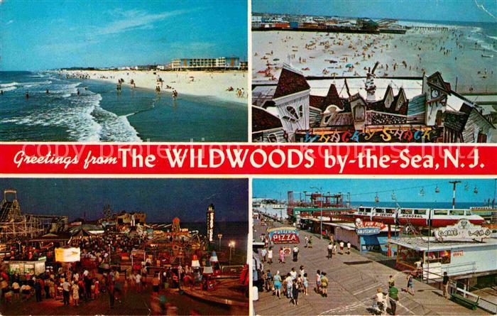 Wildwood New Jersey Wildwood Crest from the Crest Fishing Pier Beach Sportland P
