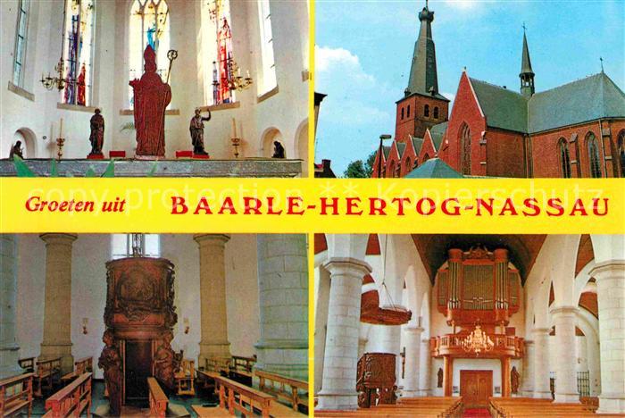 Baarle-Hertog Kirche Heiligenfiguren Orgel