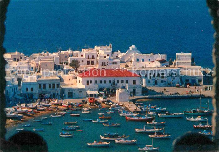 Mykonos Kykladeninsel aegaeis Hafen