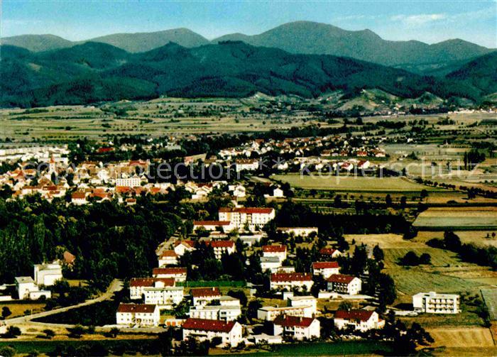 Bad Krozingen Thermalkurort am Schwarzwald Fliegeraufnahme