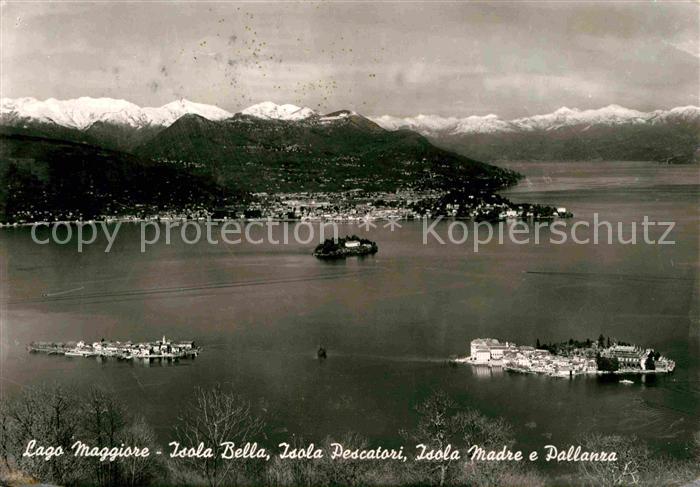 Isola Bella Lago Maggiore Isola Pescatori Isola Madre e Pallanza Alpi Alpenpanor