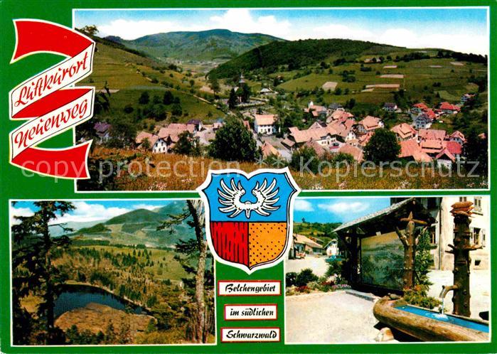 Neuenweg Panorama Luftkurort Belchengebiet See Schwarzwald Brunnen