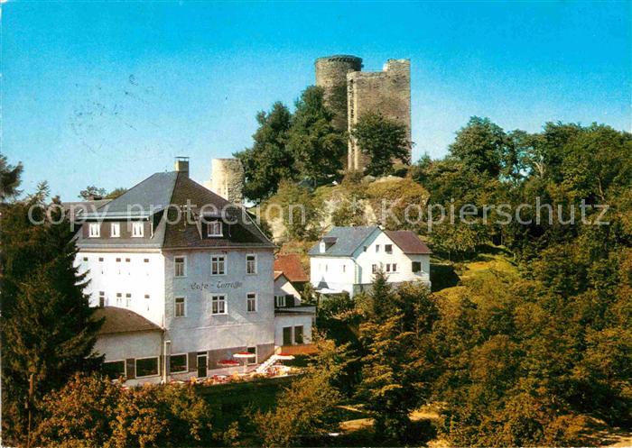 Oberreifenberg Kurhotel Haus Reifenberg Restaurant Pension Cafe Burgruine