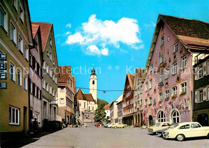 Horb Neckar Stiftskirche und Rathaus