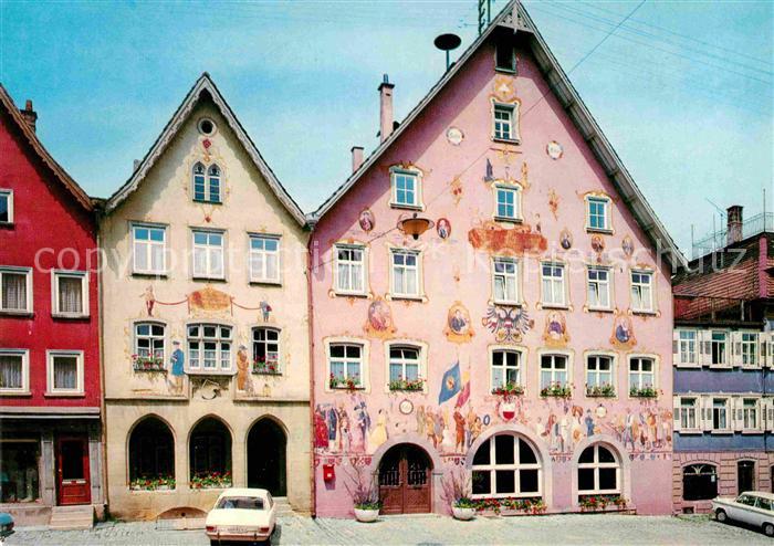 Horb Neckar Rathaus Fassadenmalerei