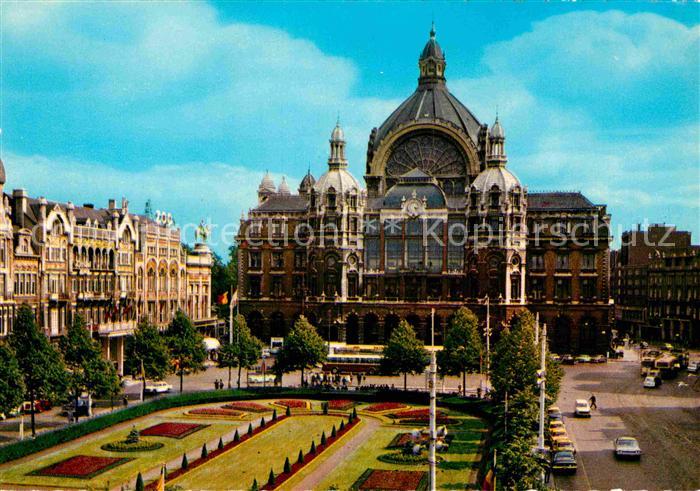 Antwerpen Anvers Middenstatie en Astridplein Gare centrale Square Astrid