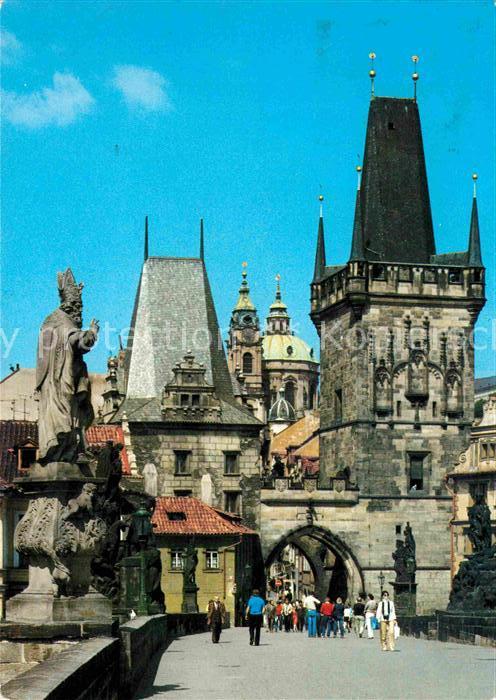 Praha Prahy Prague Karluv most Karlsbruecke Statuen