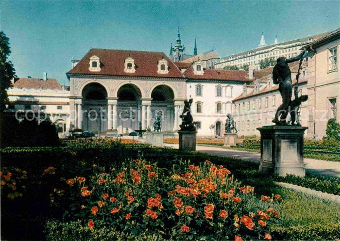 Praha Prahy Prague Mala Strana zahrada Valdstejnskeho palace Garten Valdstein Pa