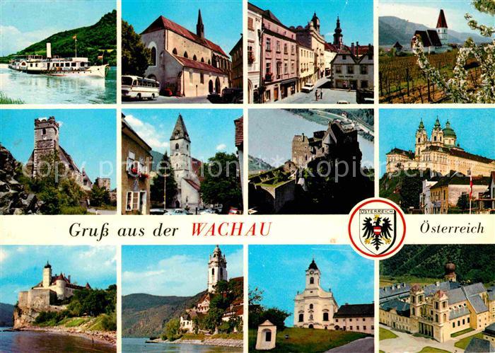 Wachau Oesterreich Motive Sehenswuerdigkeiten Staedte in der Wachau an der Donau