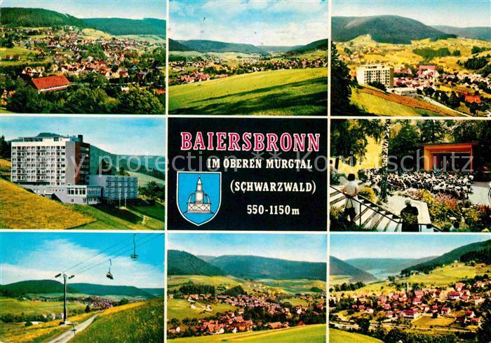 Baiersbronn Schwarzwald Panorama Murgtal