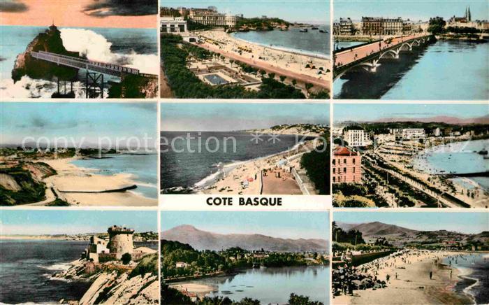 Biarritz Pyrenees Atlantiques Rocher de la Vierge Bidart Guethary Socoa Hendaye