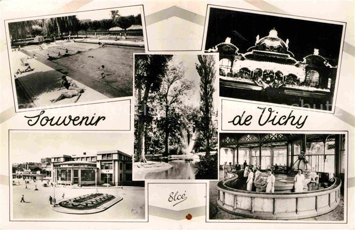 Vichy Allier Piscine Casino Les Parcs Poste et Gare