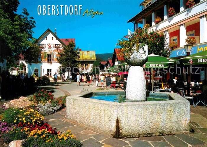 Oberstdorf Marktplatz Brunnen