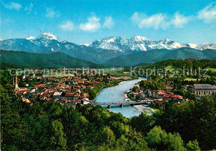 Bad Toelz Panorama Isartal