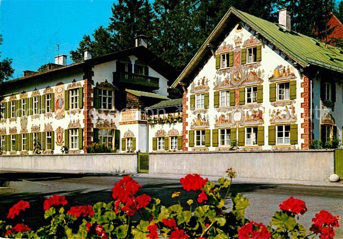 OBERAMMERGAU Bayern Haensel und Gretel Haus Lueftlmalerei