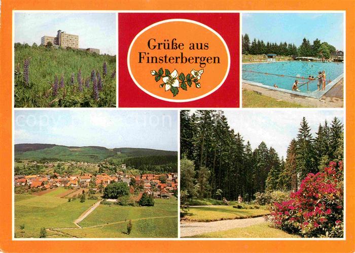 Finsterbergen FDGB Erholungsheim Wilhelm Pieck Waldschwimmbad Naturpark Huellrod