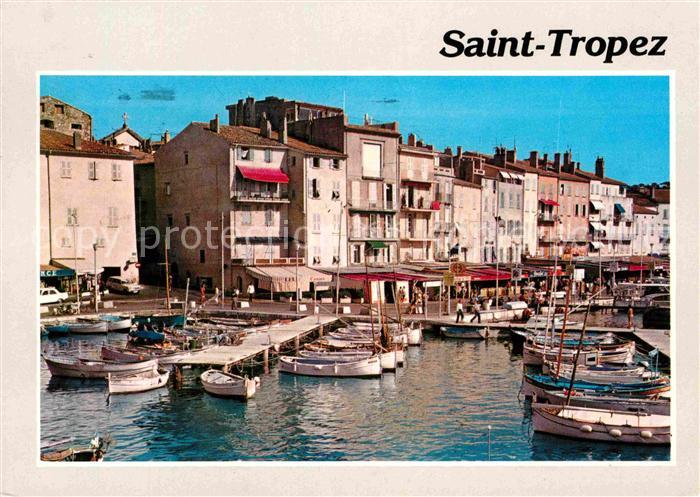 Saint Tropez Var Vue du port