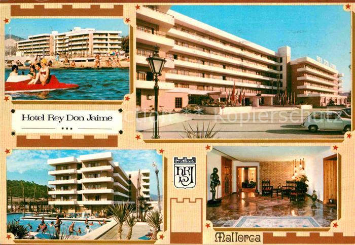 Mallorca Hotel Rey Don Jaime Swimmingpool Hotelhalle