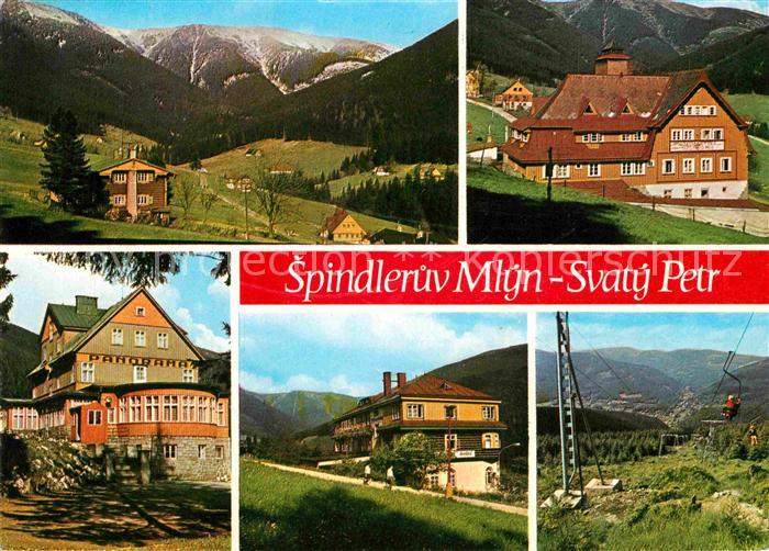 Spindleruv Mlyn Spindlermuehle Peter se Zeleznou Detska ozdravovna Chata Panoram