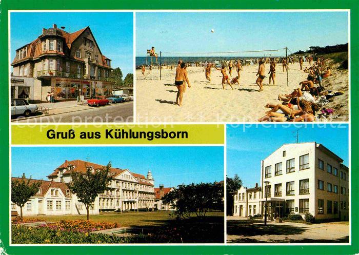 Kuehlungsborn Ostseebad Maxim Gorki Str Standsportplatz West FDGB Erholungsheim