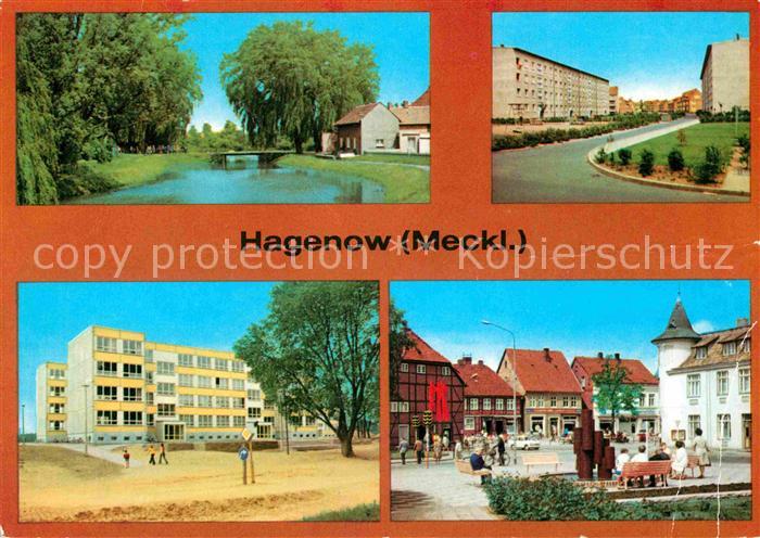 Hagenow Am Muehlteich AWG Neue Heimat Polytechn Oberschule Rud Breitscheid Platz