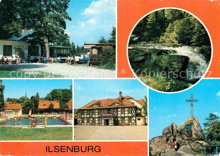 Ilsenburg Harz Raststaette Plessenburg Ilsefaelle Freibad FDGB Gaststaette Zu de