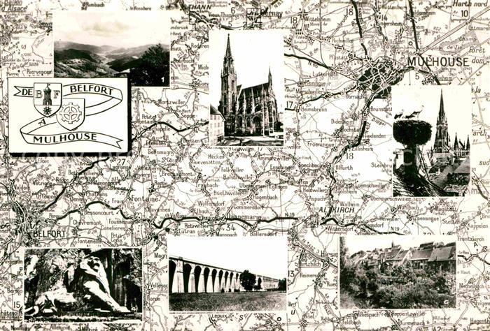 Mulhouse Muehlhausen Ballon d Alsace Thann Mulhouse Belfort Dannemarie Altkirch