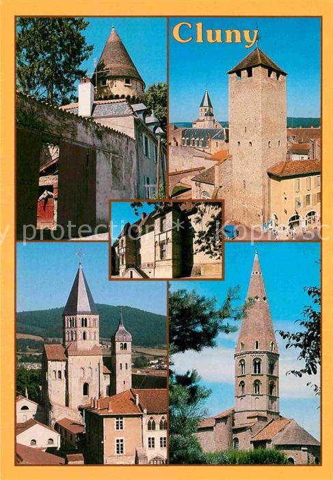 Cluny Abtei Tour des Fromages Kirche St Marcel Tour ronde Palais Ambroise