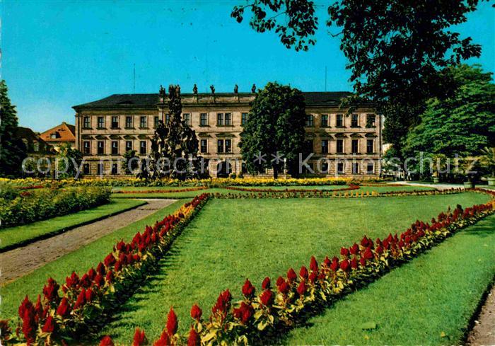 ERLANGEN Bayern Schloss und Hugenottenbrunnen