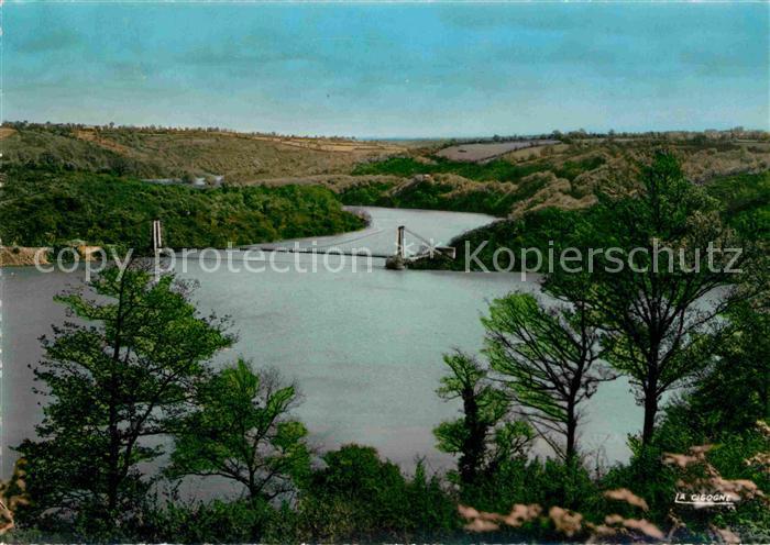 Evaux-les-Bains Pont suspendu de Saint Marien