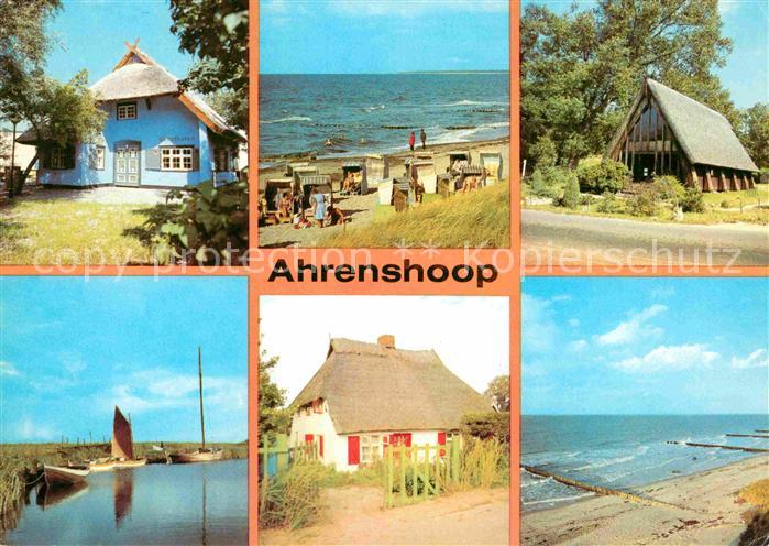 Ahrenshoop Ostseebad Kunstkaten Strand Kirche Hafen Deichhaus Meerblick
