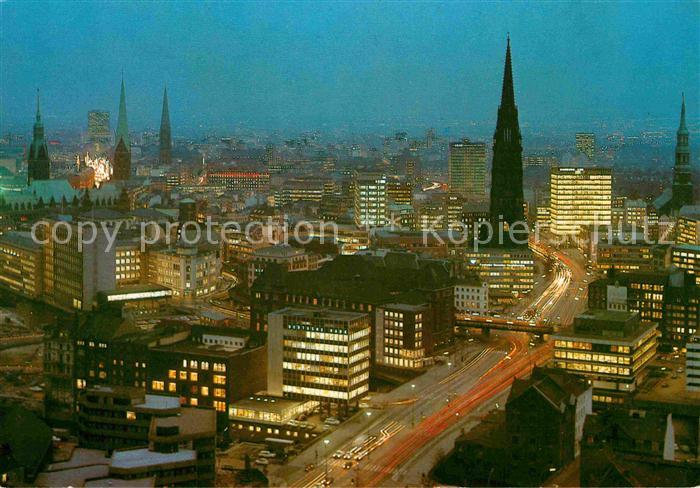 HAMBURG  CITY Ost West Strasse und City