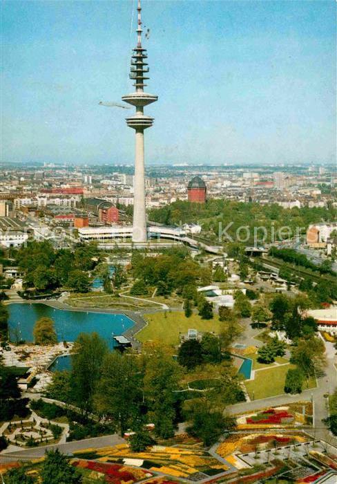 HAMBURG  CITY Blick auf Planten und Blomen mit Fernsehturm
