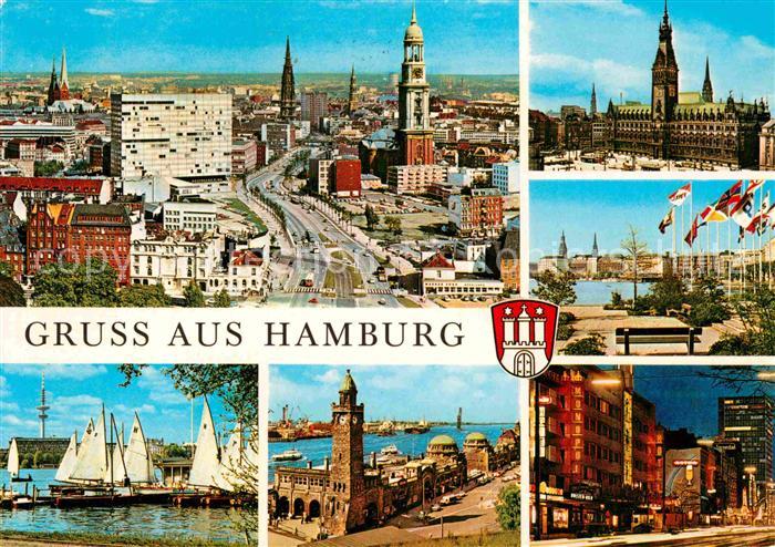 HAMBURG  CITY Stadtblick Teilansichten